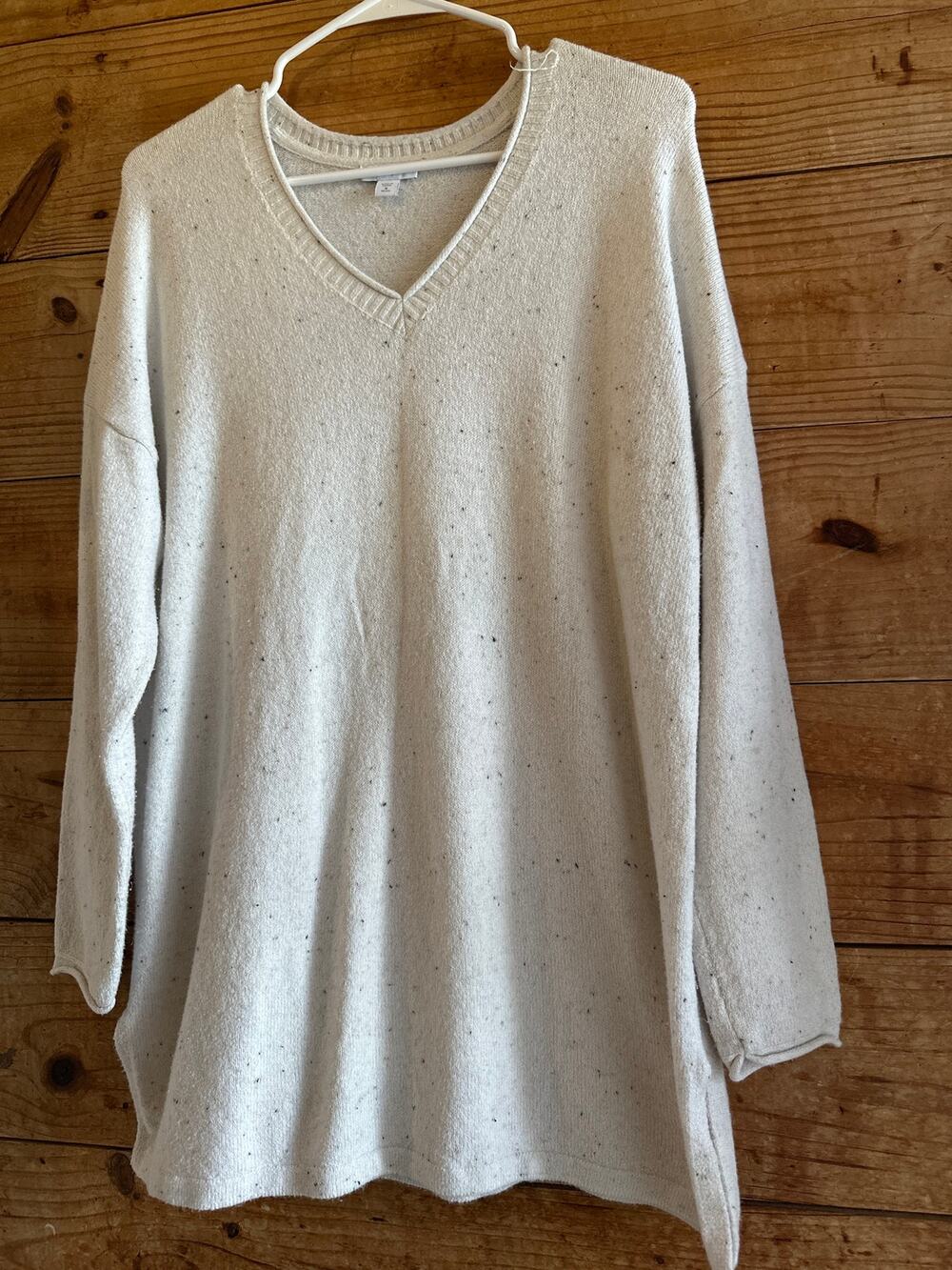 Pure Jill Speckled Sweater